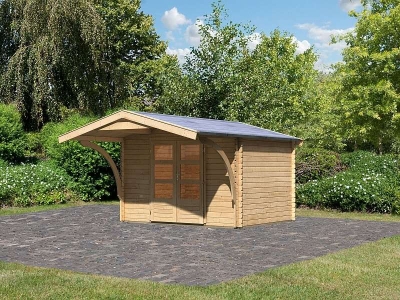 Karibu Gartenhaus Bayreuth 3 inkl. Vordach
