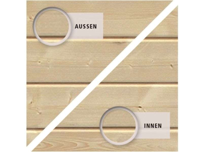 Karibu Gartenhaus Bayreuth 4 natur