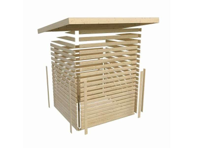 Karibu Gartenhaus Torgau 5 natur in 40mm