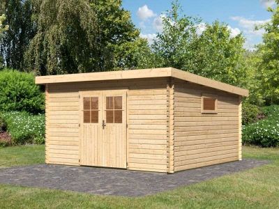 Karibu Gartenhaus Torgau 6 natur in 40mm