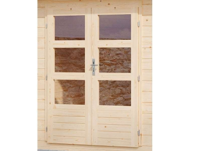 Karibu Gartenhaus Trittau 5 inkl. Anbaudach 2 m