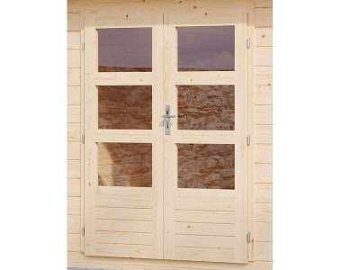 Karibu Gartenhaus Trittau 5 inkl. Anbaudach 4,4 m