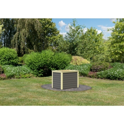 Karibu Hochbeet 0 - 345 l Fassungsvermögen 19 mm Wandstärke