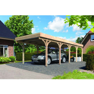 Karibu Carport Einzelcarport Douglasie 3