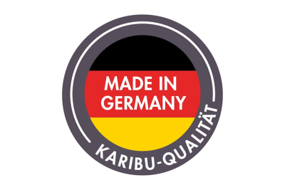 Karibu Design Saunahaus Arcadia Blackline - 73 mm