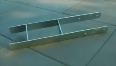 KARIBU 6er Set H-Pfostenankerset 80 cm