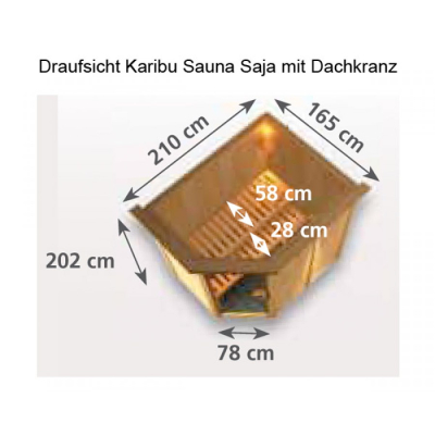 Karibu Saja Eckeinstieg 230 Volt