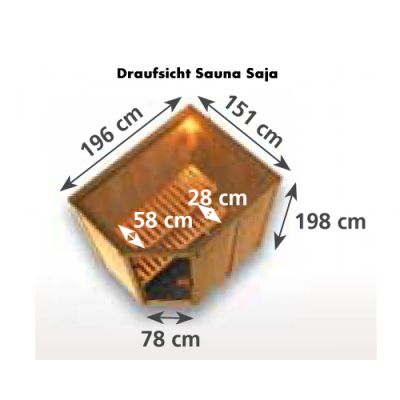 Karibu Saja Eckeinstieg 230 Volt