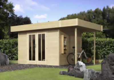 KARIBU Schleppdach für CUBE 0+1