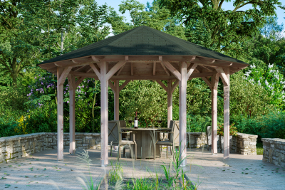 Skanholz Pavillon Lyon 2, Douglasie, natur