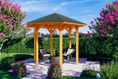 Skanholz Pavillon Nancy 1, Leimholz, eiche hell