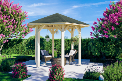 Skanholz Pavillon Nancy 1, Leimholz, natur