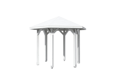 Skanholz Pavillon Nancy 1, Leimholz, weiss