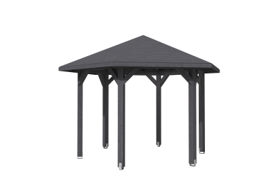 Skanholz Pavillon Nancy 2, Leimholz, grau