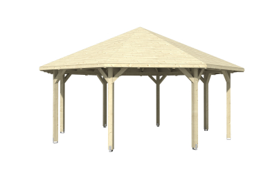 Skanholz Pavillon Nice 4, Leimholz, natur