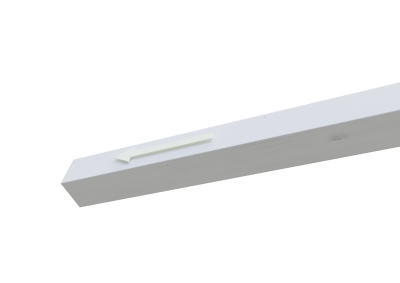 Pfostenverlängerung 12x12cm in lfm Leimholz, verschiedene Farben