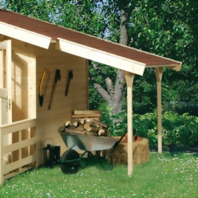 weka Schleppdach für Blockbohlenhäuser Grösse 2