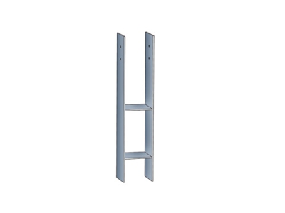 H-Pfostenschuhe für 11.5 x 11.5 Pfosten  1 Stück