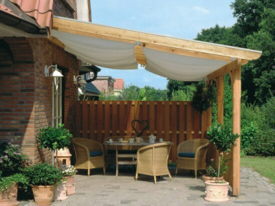 Seitenwand aus Deckelschalung Douglasie B 305 x H 160cm