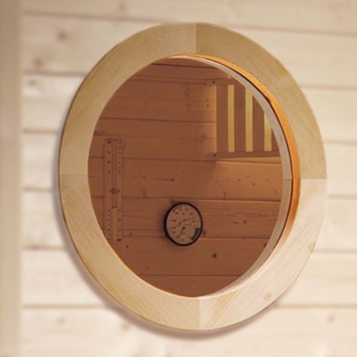 Weka Rundfenster für 45 mm Saunen