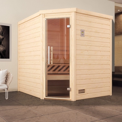 Weka Premium Massivholzsauna TURKU/536 HT / GT / GTF Gr. 2