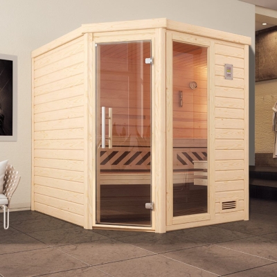 Weka Premium Massivholzsauna TURKU/536 HT / GT / GTF Gr. 2