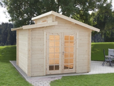 Wolff Finnhaus Birte 3030 Typ 3 mit Vollglastür