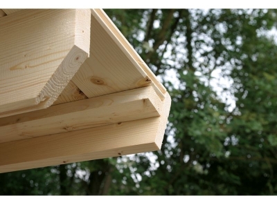 Wolff Finnhaus Stufendachhaus Birte 2722 Typ 5 mit Milchglas-Tür