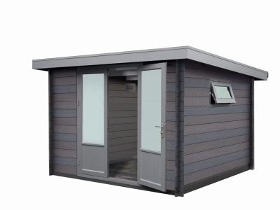 Wolff Finnhaus WPC-Haus Bella 2924 grau