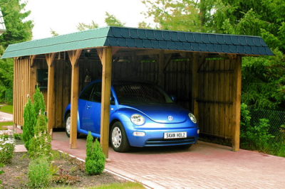 Skanholz Einzel-Carport Spreewald 396 x 741cm