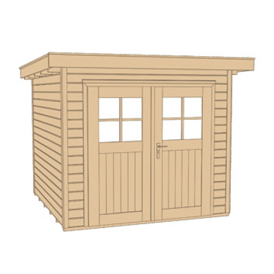 Weka Gartenhaus 227 Gr. 3 in 21 mm