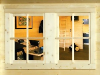 weka Zusatz-Doppelfenster für Wandstärke 21 und 28 mm